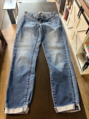 Meritage Straight Leg Jeans Blue Waist 27